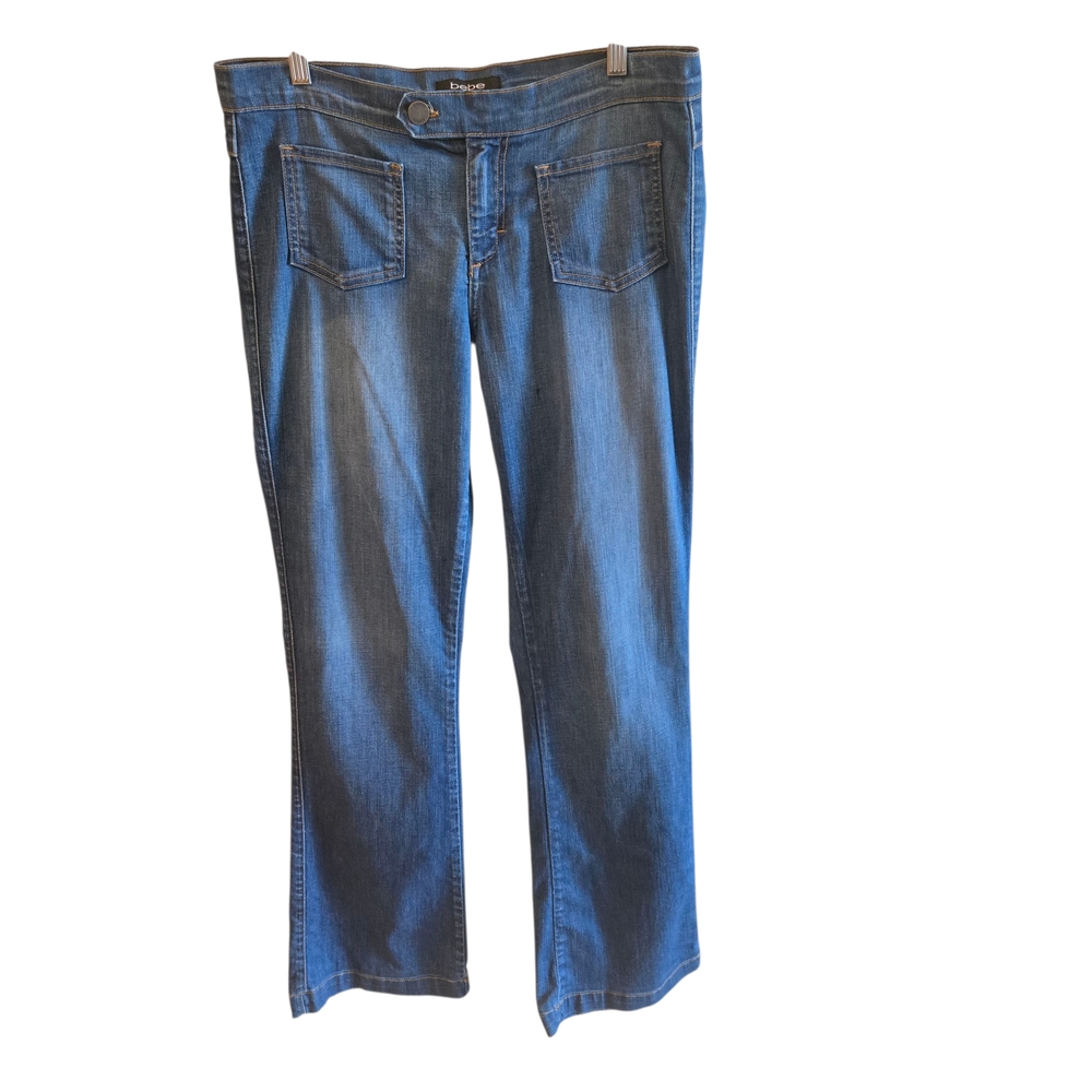 bebe Classic Blue Wide Leg‎ Jeans
